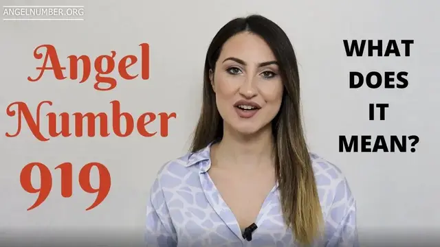 'Video thumbnail for 919 ANGEL NUMBER - What Does It Mean?'