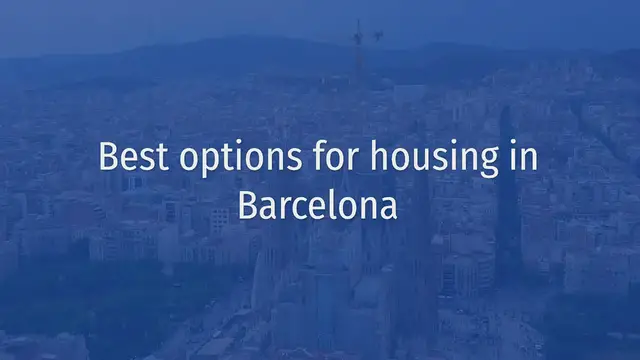 'Video thumbnail for Best options for housing in Barcelona '