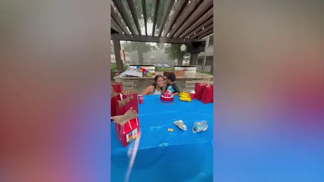 'Video thumbnail for Boy's Washed Out Birthday Party With Five Guests Goes Viral'