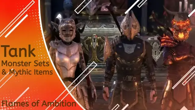 'Video thumbnail for Tank Monster Sets & Mythic Items | Elder Scrolls Online | Flames of Ambition'