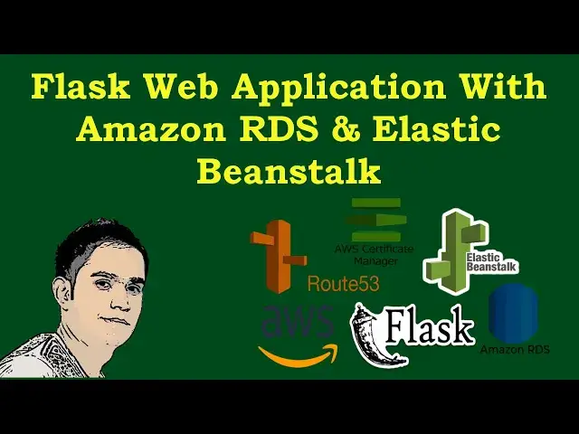 'Video thumbnail for Flask Web App with Amazon RDS, Elastic Beanstalk & Route53'