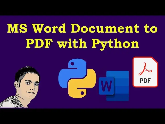 'Video thumbnail for How to Convert Microsoft Word Documents to PDF with Python'