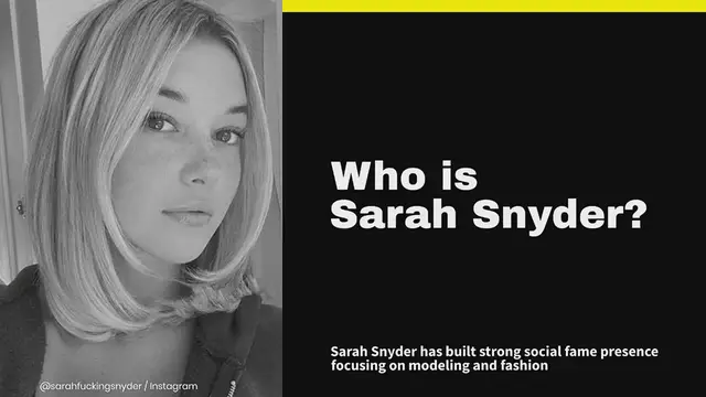 'Video thumbnail for 5orry: Who is Sarah Snyder?'