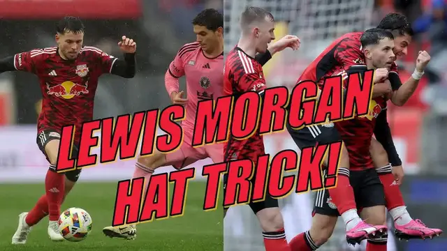'Video thumbnail for stream punk soccer: lewis morgan scores hat trick vs inter miami!'