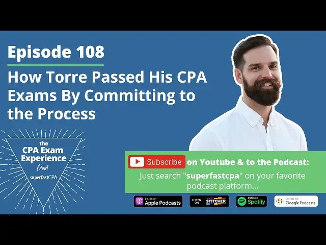 'Video thumbnail for How Torre Passed His CPA Exams By Committing to the Process'
