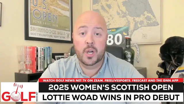 'Video thumbnail for Lottie Woad wins in LPGA pro debut at Women's Scottish Open'