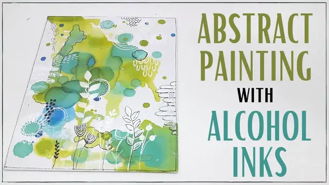 'Video thumbnail for Abstract Painting with Alcohol Inks'
