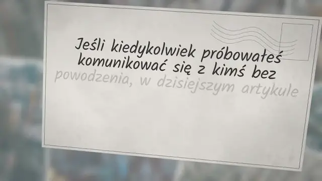 'Video thumbnail for Dlaczego wysyłane przeze mnie wiadomości z komunikatora nie są dostarczane? - 2022'