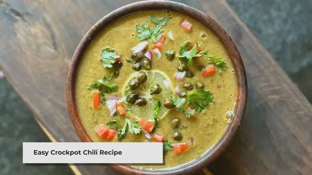 'Video thumbnail for Easy Crockpot Chili: Comfort Food Made Simple'