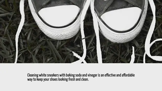 'Video thumbnail for How To Clean White Sneakers With Baking Soda And Vinegar'
