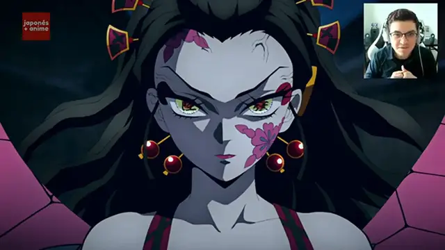 'Video thumbnail for APRENDE japonés con ANIME - Kimetsu no Yaiba Yuukaku hen 06 (Segunda Temporada) gramatica JLPT N5 N4'