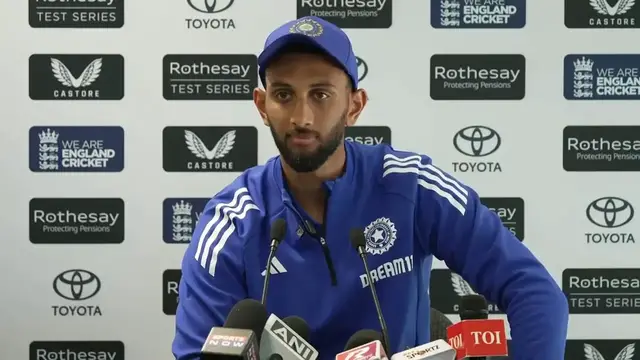 'Video thumbnail for 'It's my responsibility to get better' - India's Krishna ahead of second England Test'
