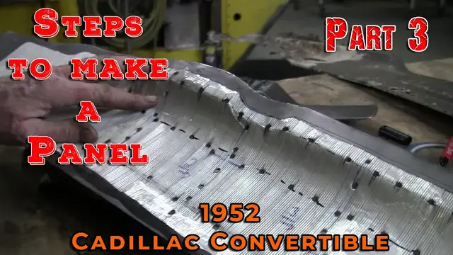 'Video thumbnail for Steps to make a panel: 52 Cadillac Convertible (Part 3)'