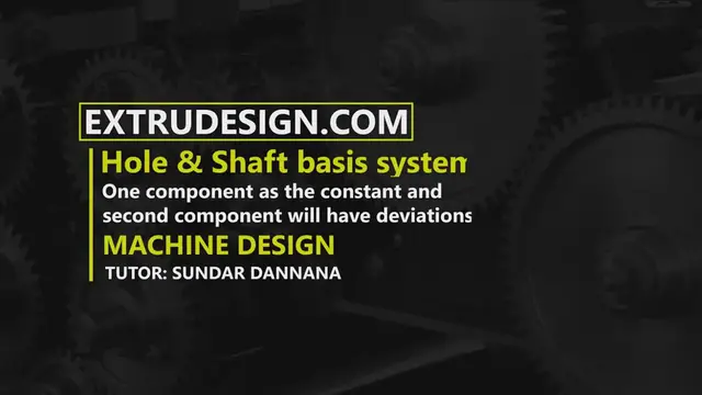 'Video thumbnail for What are Hole Basis System and Shaft Basis system?'