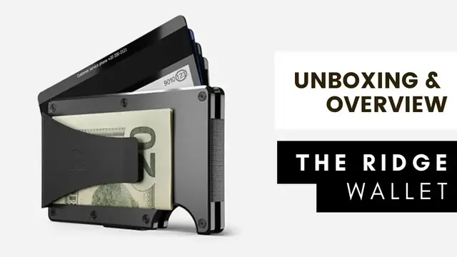 'Video thumbnail for The Ridge Wallet [Unboxing & Overview 2022]'