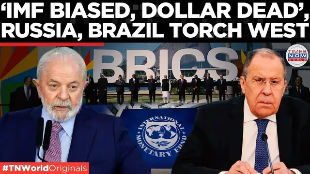 'Video thumbnail for Lula and Lavrov Blasts IMF, Demands End To West’s Economic Control At BRICS! | Times Now World'