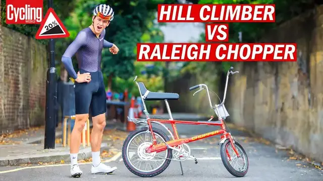 'Video thumbnail for How A Raleigh Chopper Performed During A Hill Climb Challenge Event'