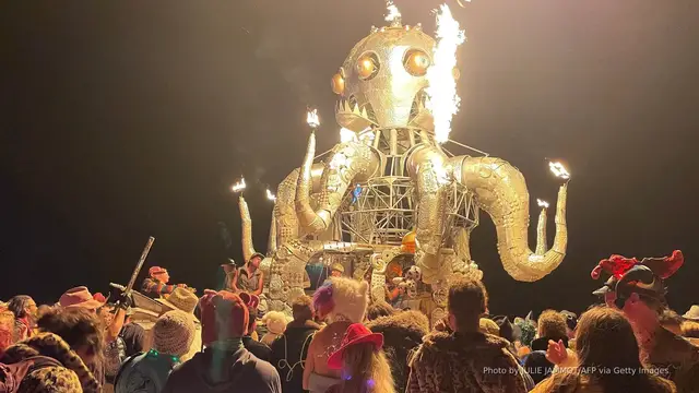 'Video thumbnail for Burning Man attendance may be lower in 2025: Is 'funflation' to blame?'