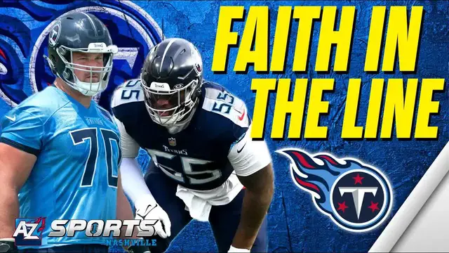 'Video thumbnail for Why Titans fans shouldn't cower from high expectations for Cam Ward's revamped offensive line'