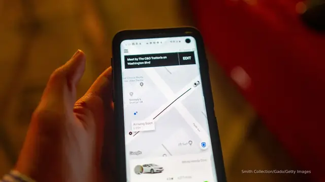 'Video thumbnail for Uber pilot program gives women riders more control over who drives them'