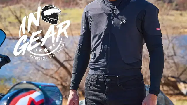 'Video thumbnail for In Gear: Alpinestars Tech-Air 5 Plasma Video Review – Slimmer, Lighter, and has an Off Switch!'