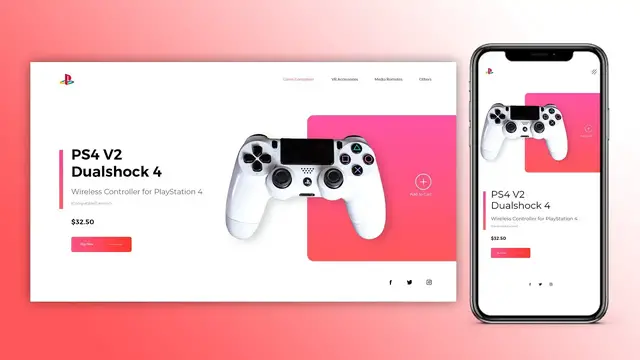 'Video thumbnail for How To Make Responsive Website Design Using HTML And CSS Step By Step'