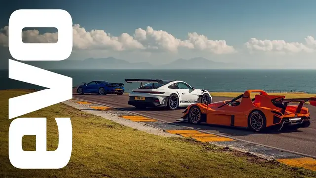 'Video thumbnail for Porsche 911 GT3 RS v McLaren 750S v Radical SR3 XXR | evo LEADERBOARD'