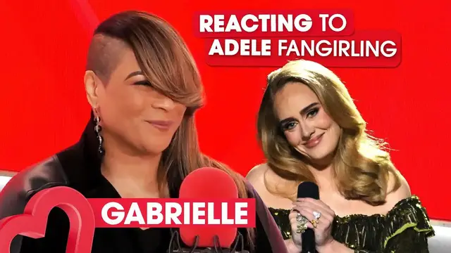'Video thumbnail for Gabrielle still can't get over the "incredible" moment she met Adele'