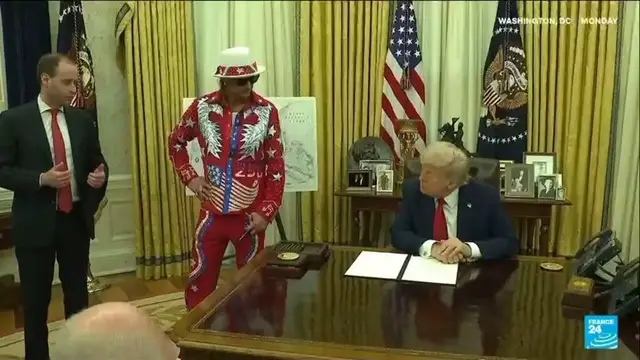 'Video thumbnail for Donald Trump signs executive order against ticket scalping'