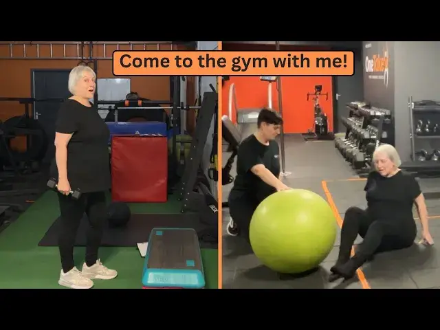 'Video thumbnail for Come To The Gym With Me : 6 Resistance Exercises : Over 60'