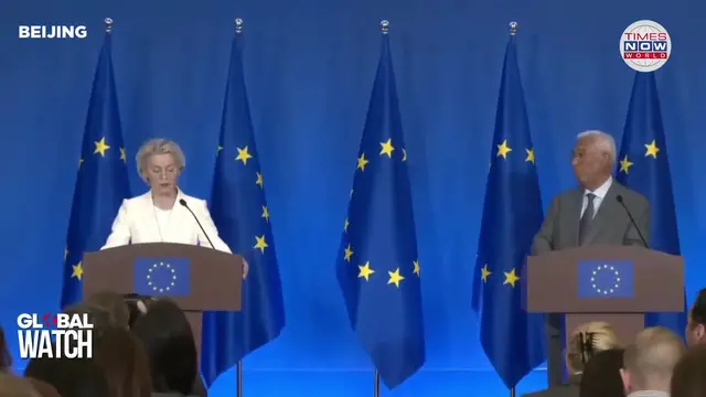 'Video thumbnail for Von der Leyen Seeks China’s Help to End Russia-Ukraine War | Times Now World'