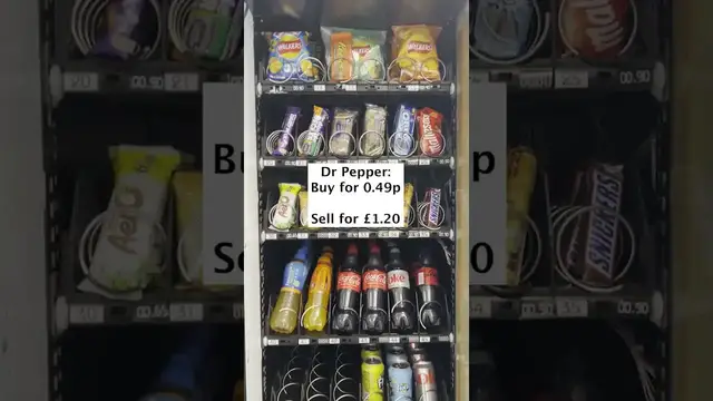 'Video thumbnail for money making meg: vending machine side hustle: profit & cost analysis'