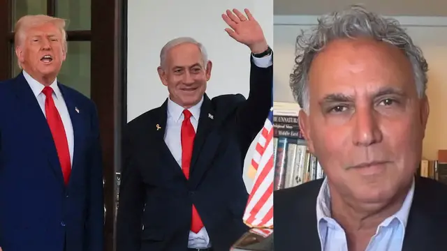 'Video thumbnail for As Trump zigzags, Netanyahu is running circles around him: Marwan Bishara'