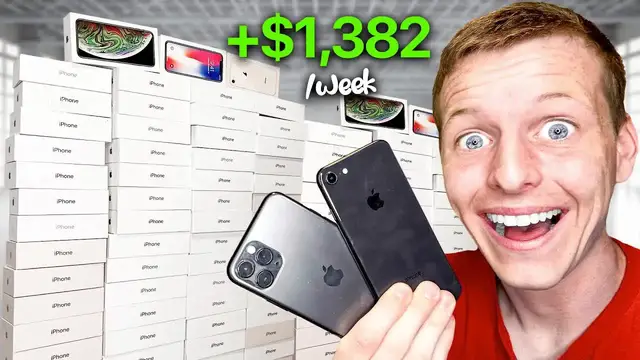 'Video thumbnail for Make $1,000 FAST Flipping iPhones LIVE | Step by Step'