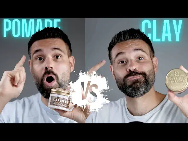 'Video thumbnail for Compared: Layrite Superhold Pomade VS Matte Cement Clay'