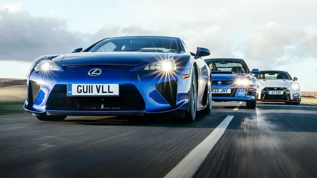 'Video thumbnail for Lexus LFA v Nissan GT-R Nismo v Subaru Impreza 22B: Japan's greatest hits'