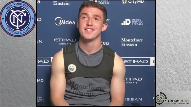 'Video thumbnail for stream punk sports: nycfc striker gabe segal interview! first minutes, new england tie, and social media'