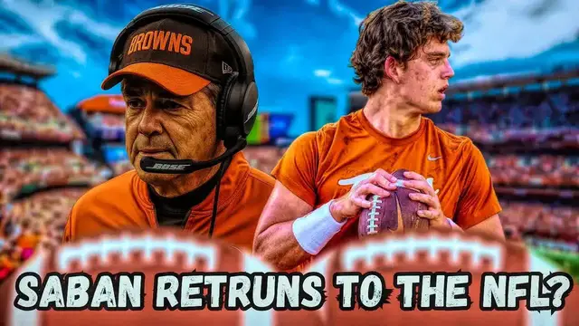 'Video thumbnail for Nick Saban to coach Arch Manning in Cleveland?! Footballs Future Just Got Real'