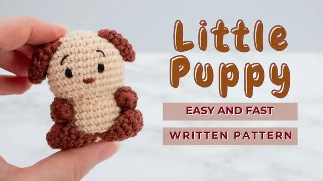 'Video thumbnail for Amigurumi Puppy free pattern | Easy little crochet dog pattern'