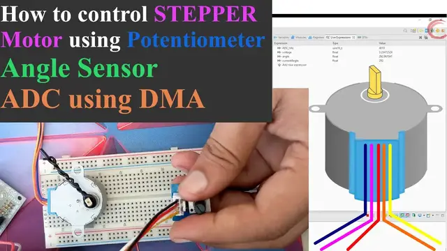 'Video thumbnail for How To control STEPPER Motor using the Potentiometer || Wave Drive || Rotary angle sensor'