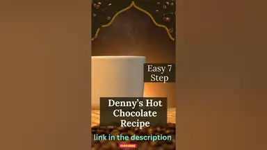 'Video thumbnail for How to Homemade Denny’s Hot Chocolate Recipe'