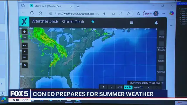 'Video thumbnail for ConEd prepares for summer weather'