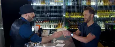 'Video thumbnail for TV Exclusive: BROADWAY BARTENDER Raises a Glass with Caleb Damschroder!'