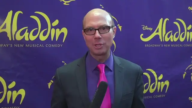 'Video thumbnail for On the Purple Carpet for Opening Night of ALADDIN!'