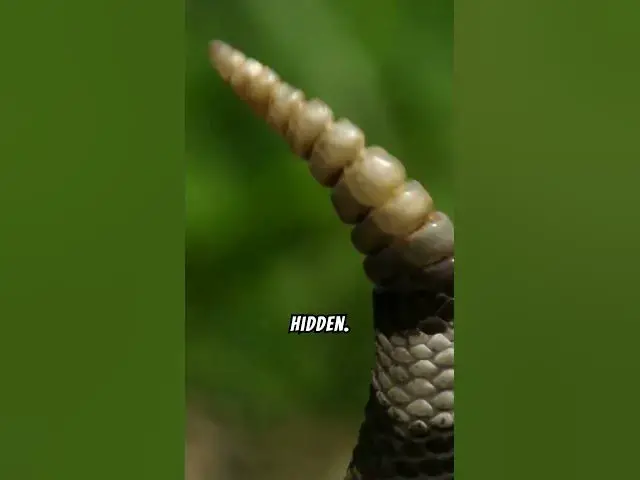 'Video thumbnail for How Do Rattlesnakes Use Their Rattle to Survive? #shorts #rattlesnakes'