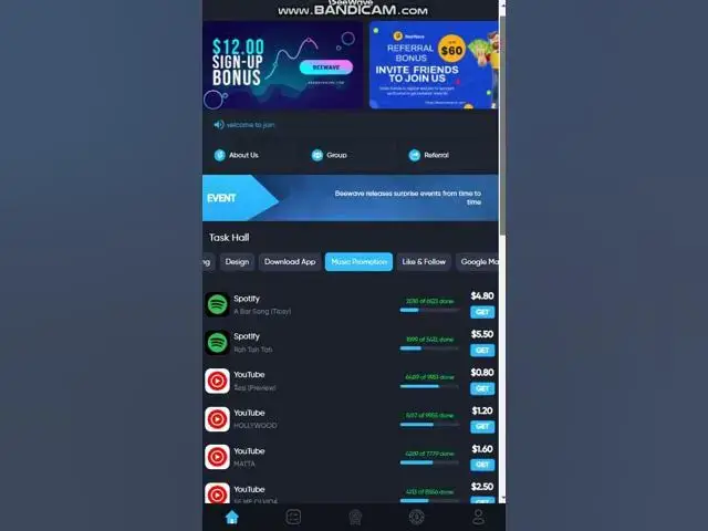 'Video thumbnail for Earn 250$/ Day Listening to Music for FREE (2025)'