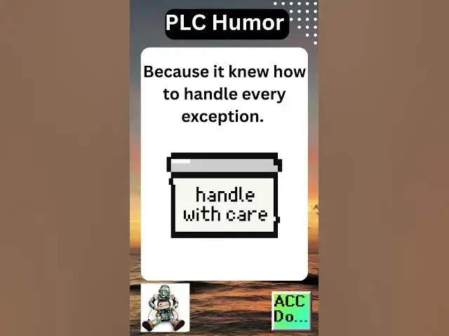 'Video thumbnail for What is a PLC always calm?'