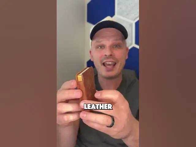 'Video thumbnail for This is the Double Oak Slim Wallet! #edc #menswallet #minimalistwallet #wallet'