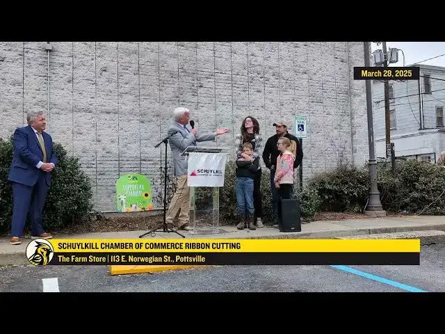 'Video thumbnail for The Farm Store in Downtown Pottsville Celebrates Grand Opening'