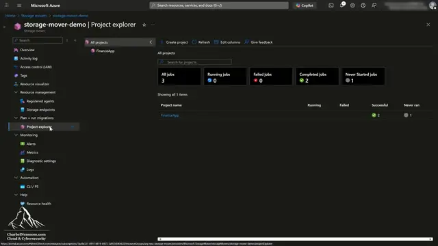 'Video thumbnail for Azure Storage Mover Demo'